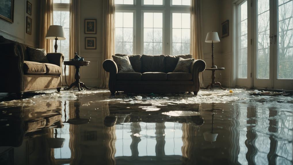Flood damage restoration services in Covington GA